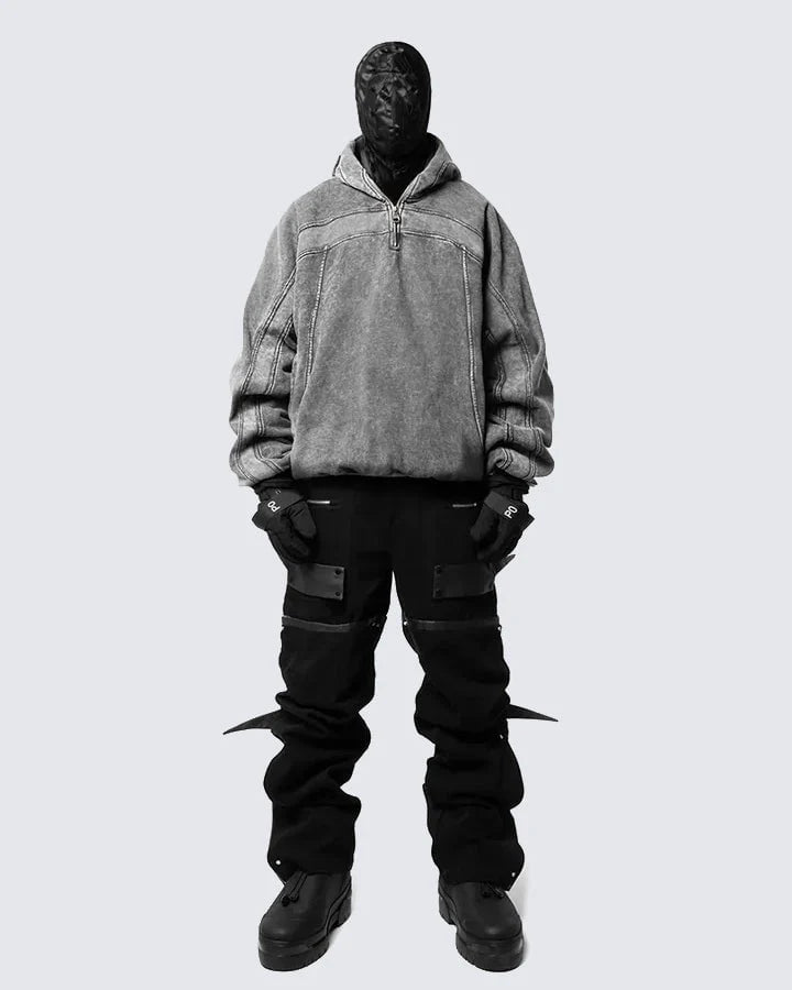 Shadow Ninja Balaclava Hoodie – Washed Edition