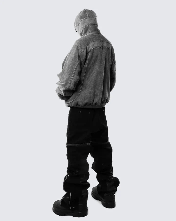 Shadow Ninja Balaclava Hoodie – Washed Edition