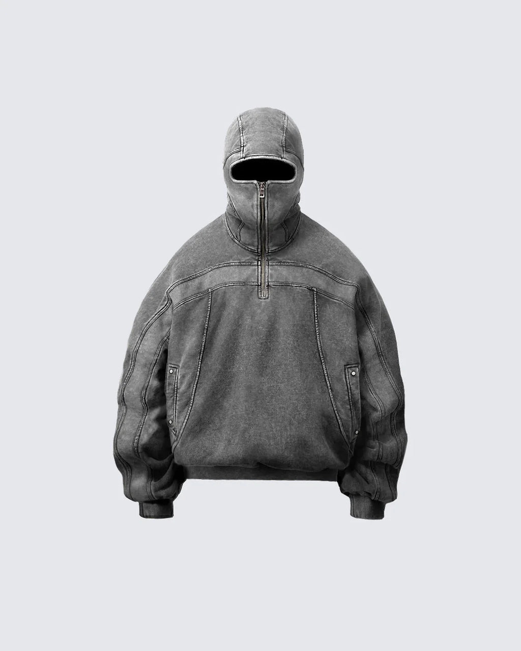 Shadow Ninja Balaclava Hoodie – Washed Edition