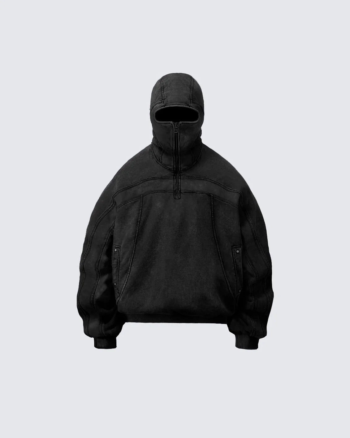 Shadow Ninja Balaclava Hoodie – Washed Edition