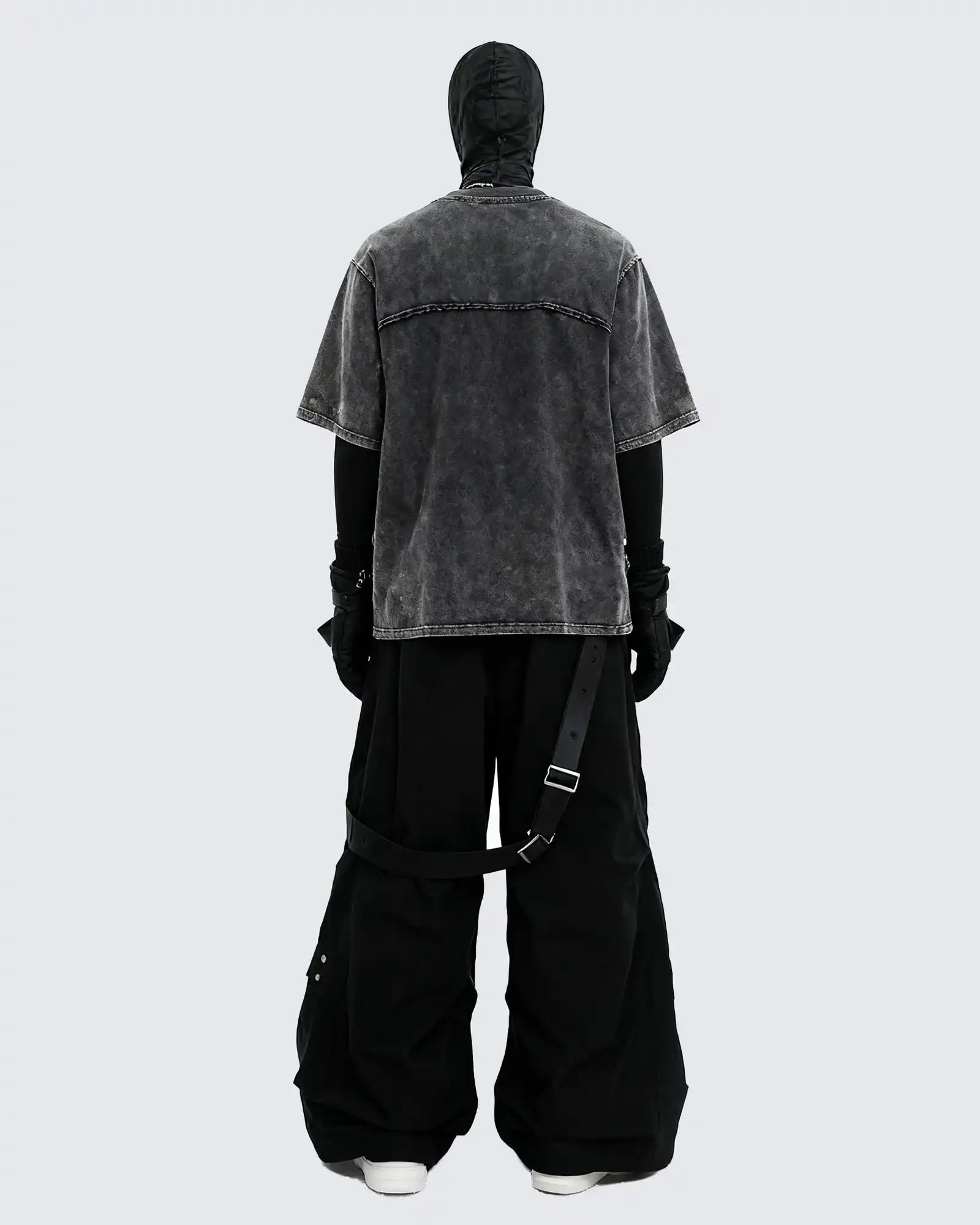 Split Raw Edge Short Sleeve T-Shirt