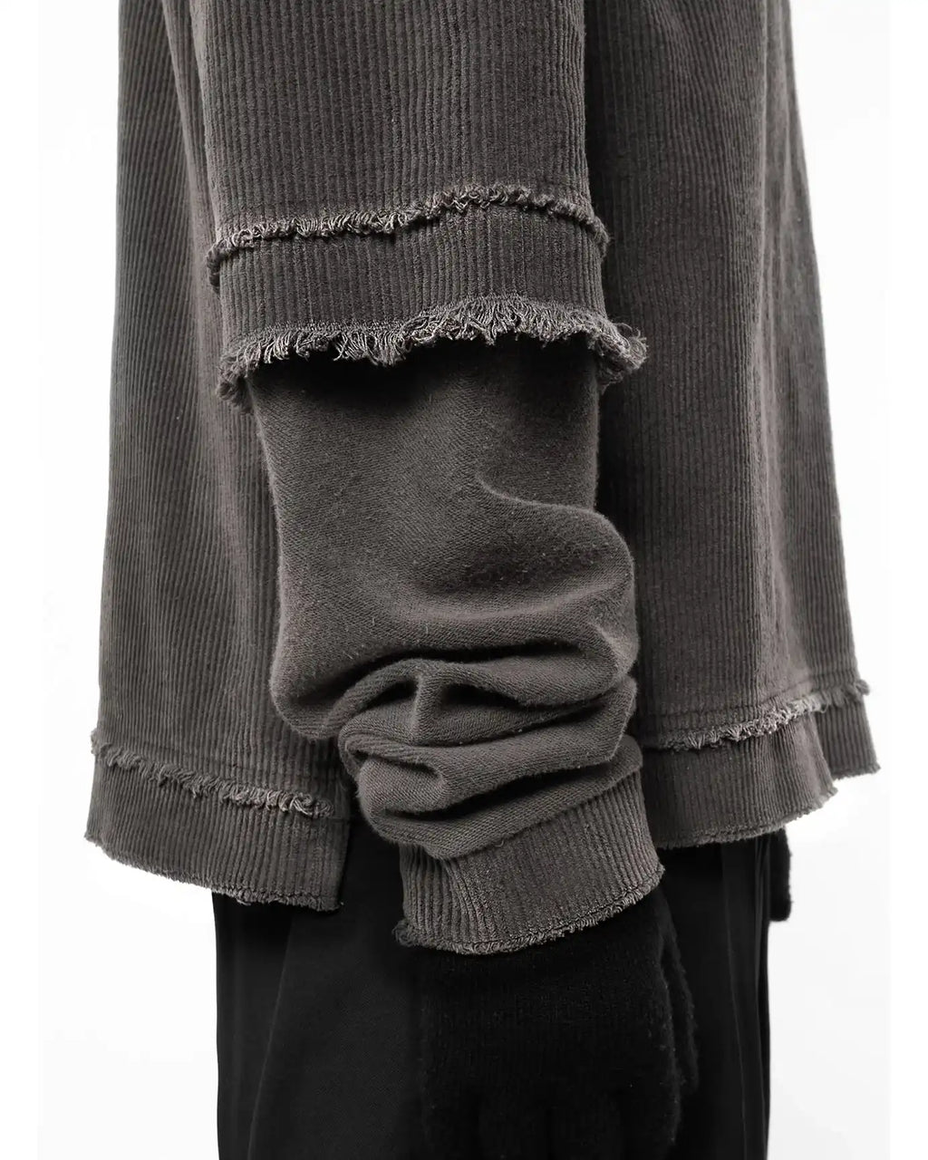 Patchwork Distressed Sweatshirt