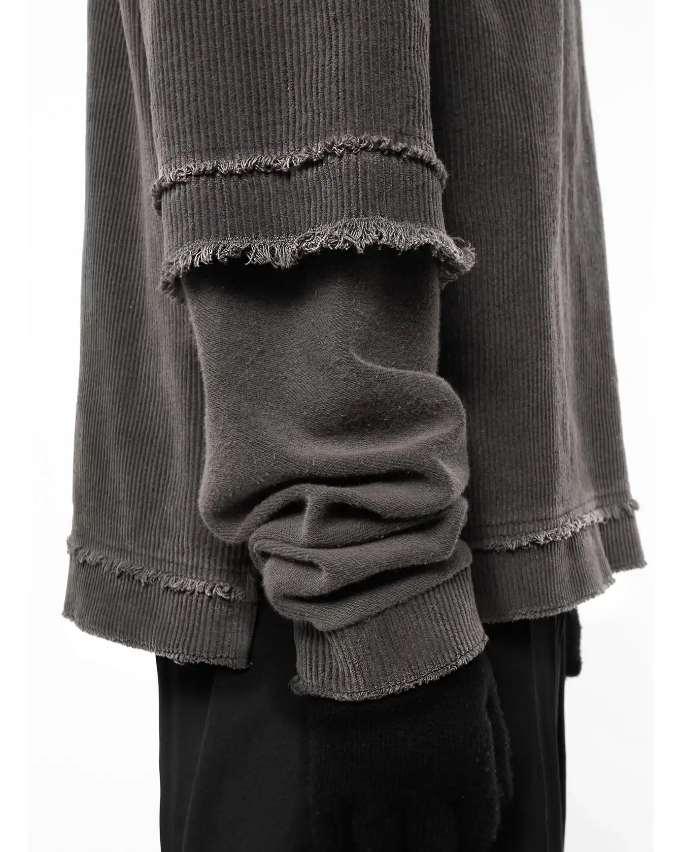 Patchwork Distressed Sweatshirt