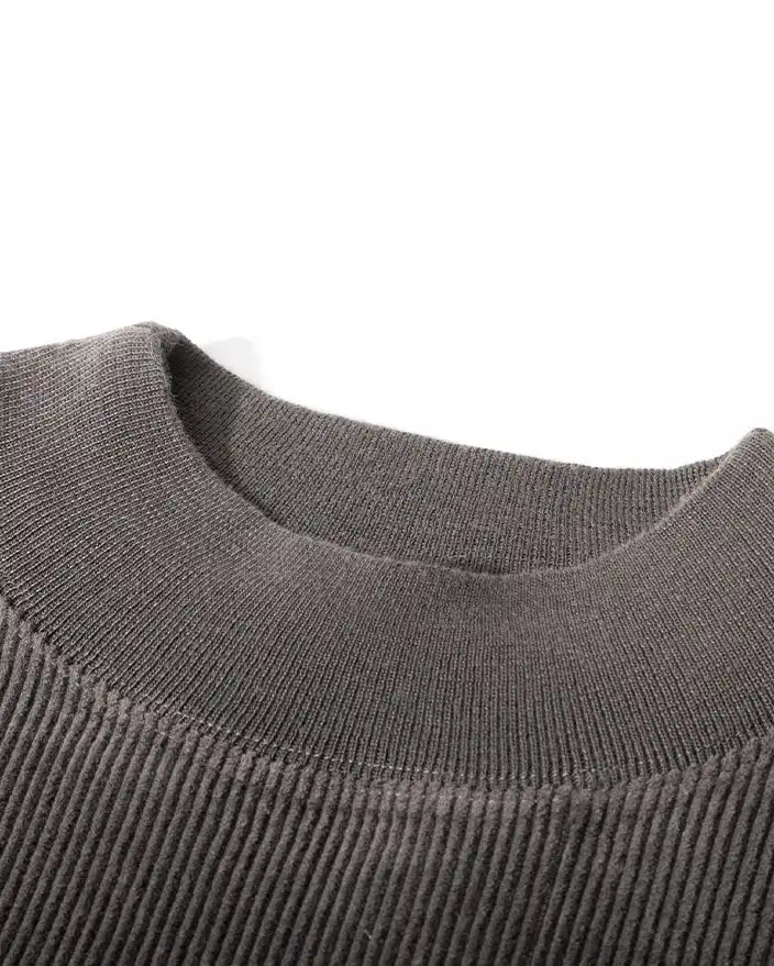 Patchwork Distressed Sweatshirt