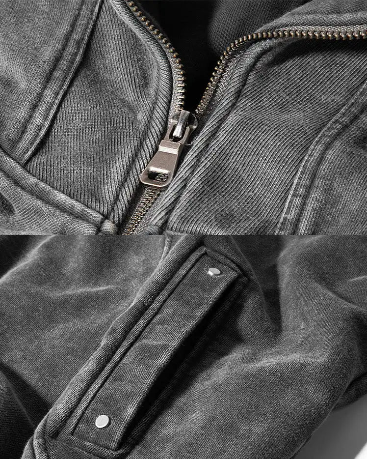 Shadow Ninja Balaclava Hoodie – Washed Edition